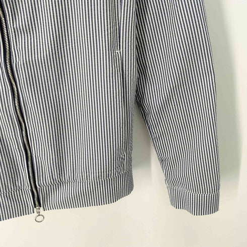 ザラ ZARA シアサッカー ジップパーカー メンズ import:M