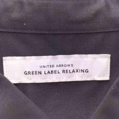 ユナイテッドアローズグリーンレーベルリラクシング UNITED ARROWS green label relaxing ビエラジャストルーズ長袖シャツ メンズ JPN:L