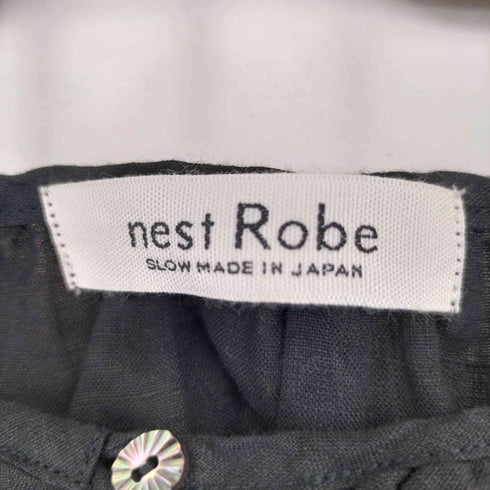 ネストローブ nest Robe 付け襟 フロントボタンボタン レディース