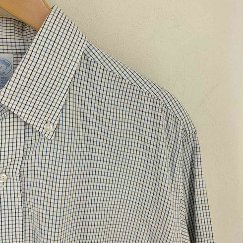 ブルックスブラザーズ BROOKS BROTHERS USA製 ボタンダウン チェックシャツ メンズ 16-2