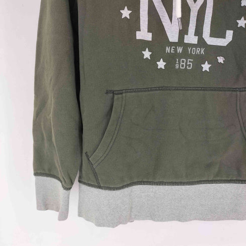 トミーヒルフィガー TOMMY HILFIGER フロントプリントプルオーバーパーカー メンズ import:S