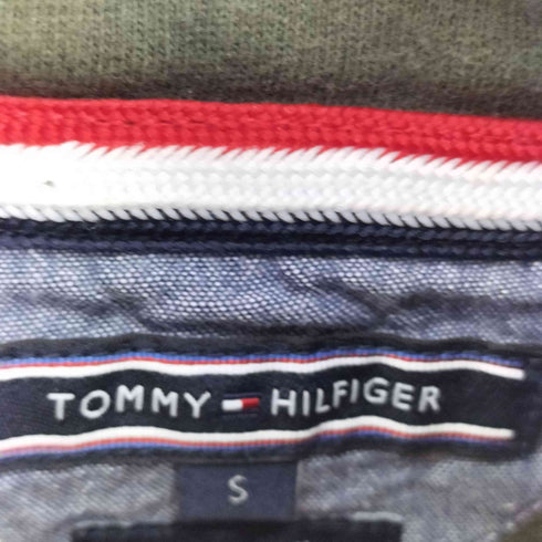 トミーヒルフィガー TOMMY HILFIGER フロントプリントプルオーバーパーカー メンズ import:S