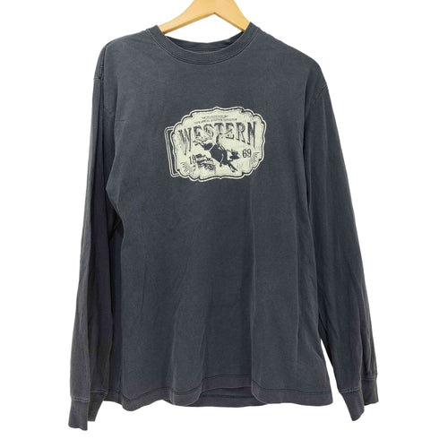 ギャップ Gap 90-2000s OLD WESTERN L/S Tシャツ 長袖 メンズ import:M