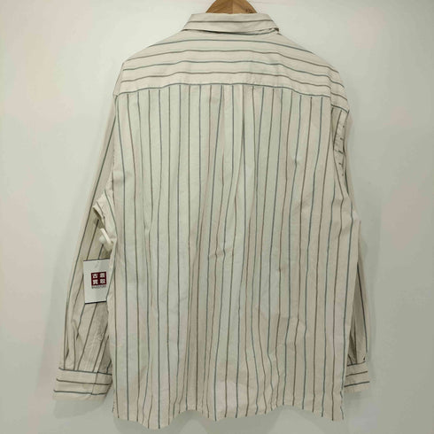 ユニクロシー UNIQLO:C ブロードオーバーサイズシャツ/ストライプ メンズ JPN:L