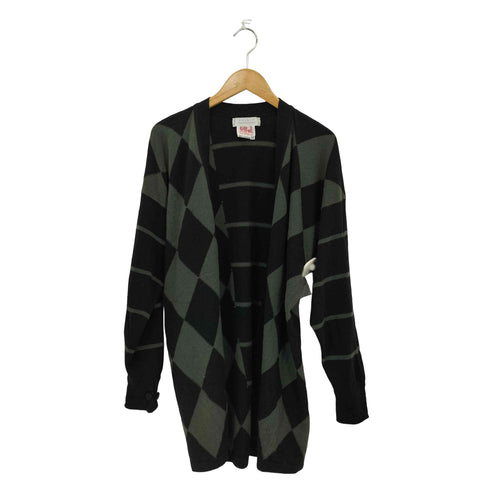 N.peal SHIRIN カシミヤ100% ボーダーカーディガン メンズ JPN:M