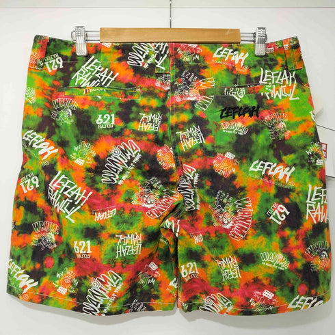 レフラー Leflah W NAME TIE-DYE SHORT PANTS バンドコラボ ショートパンツ メンズ JPN:L