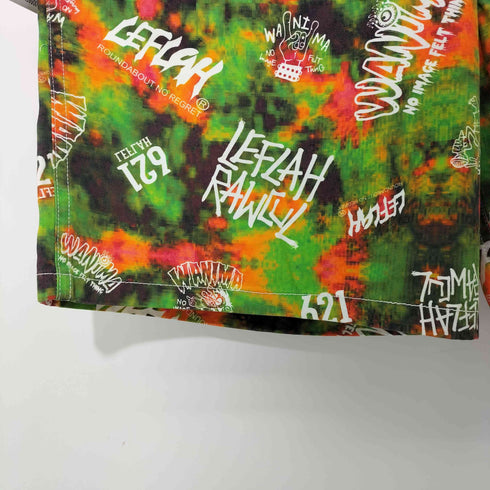 レフラー Leflah W NAME TIE-DYE SHORT PANTS バンドコラボ ショートパンツ メンズ JPN:L