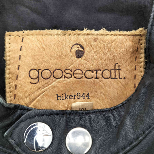 GOOSE CRAFT レザーバイカージャケット メンズ JPN:M