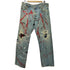 リーバイス Levis 2001年3月製造 ボタン裏190 JUNKYAD JEANS ペイント 膝タタキ リメイク 501xx デニム パンツ メンズ W38 L32