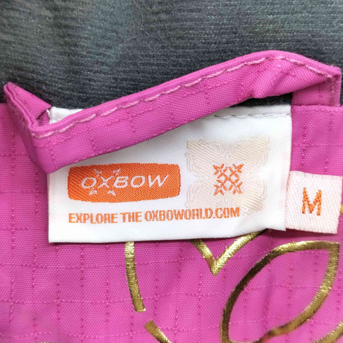 OXBOW フードファー 総柄 オールインワン スキー ウェア レディース M