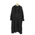 ネストローブ nest Robe リネンスカラップレース ブラック ドレス フリル ワンピース レディース FREE