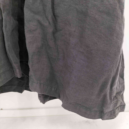 ネストローブ nest Robe リネンスカラップレース ブラック ドレス フリル ワンピース レディース FREE