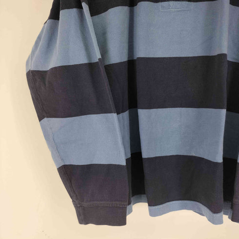 アイゾッド IZOD ボーダー L/S ラガーシャツ メンズ import:XL