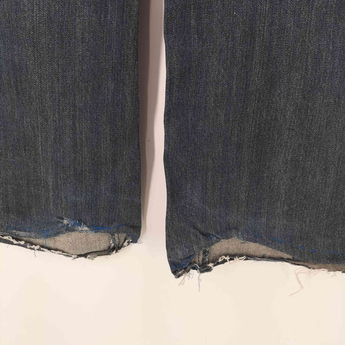 575 DENIM スタッズ デザインポケット ワイド デニム パンツ メンズ 32