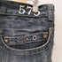 575 DENIM スタッズ デザインポケット ワイド デニム パンツ メンズ 32