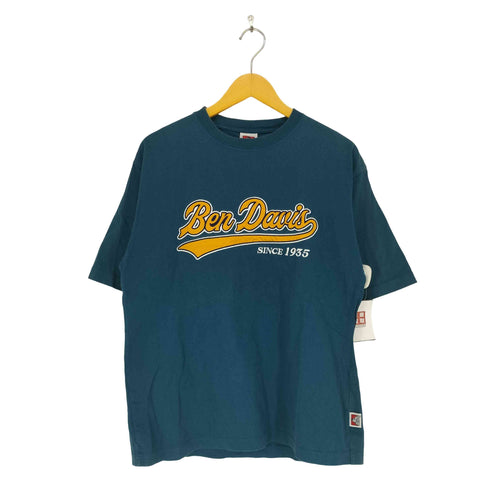 ベンデイビス BEN DAVIS フロント刺繍クルーネックTシャツ メンズ M