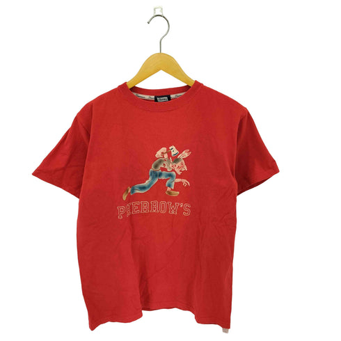 フェローズ PHERROWS フロントプリント クルーネック半袖Tシャツ メンズ 40