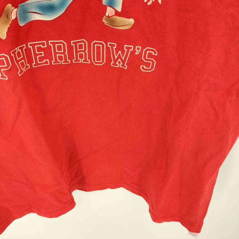 フェローズ PHERROWS フロントプリント クルーネック半袖Tシャツ メンズ 40