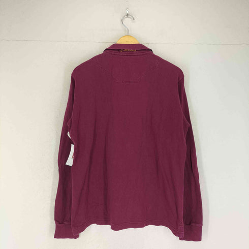 カンタベリー CANTERBURY NEWZEALAND フロント刺繍ラガーシャツ メンズ L