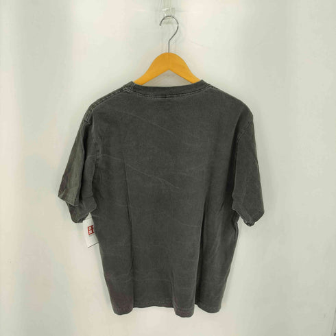 Codegraphy ロゴ刺繍 ダークグレー クルーネック半袖Tシャツ street メンズ M