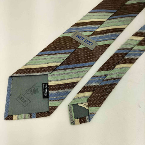 ケンゾー KENZO マルチストライプシルクネクタイ メンズ