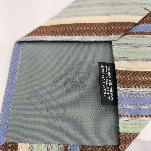 ケンゾー KENZO マルチストライプシルクネクタイ メンズ