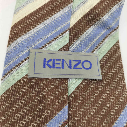 ケンゾー KENZO マルチストライプシルクネクタイ メンズ
