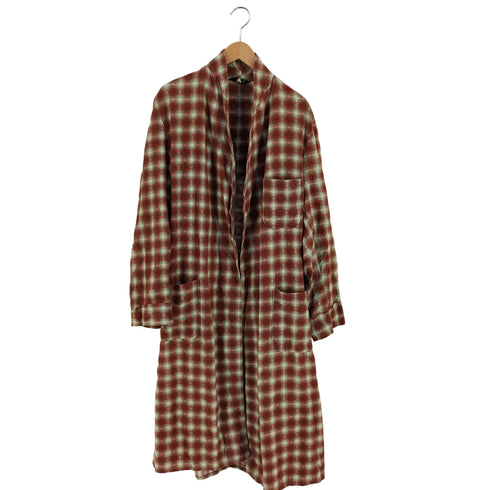 ペニーズタウンクラフト PENNEYS TOWNCRAFT 60S 三角タグ オンブレチェック ガウン メンズ M