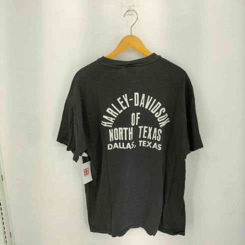 ハーレーダビッドソン HARLEY-DAVIDSON 80-90s USA製 シングルステッチ 両面プリント クルーネック 半袖Tシャツ メンズ XL