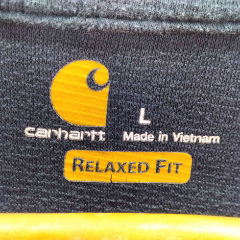 カーハート Carhartt ハーフジップ サーマル カットソー メンズ import:L