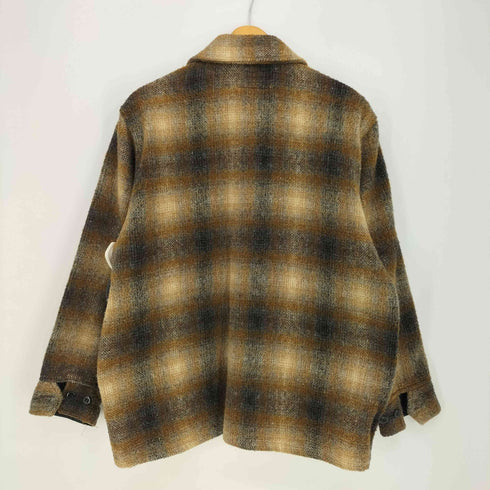 メルトン melton 70s USA製 オンブレチェック CPOジャケット メンズ import:M