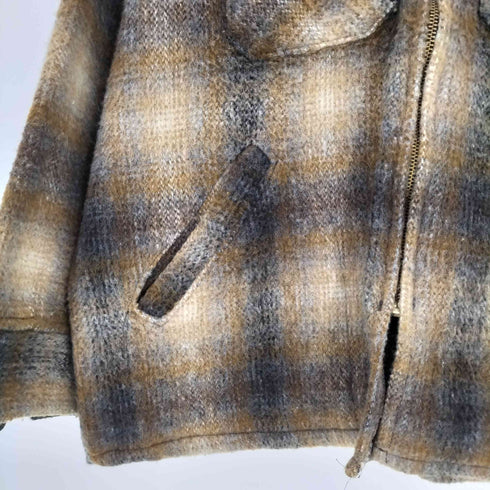 メルトン melton 70s USA製 オンブレチェック CPOジャケット メンズ import:M