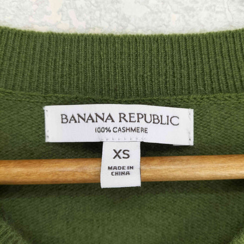 バナナリパブリック BANANA REPUBLIC pure cashmere カシミヤ100半袖ニット レディース XS