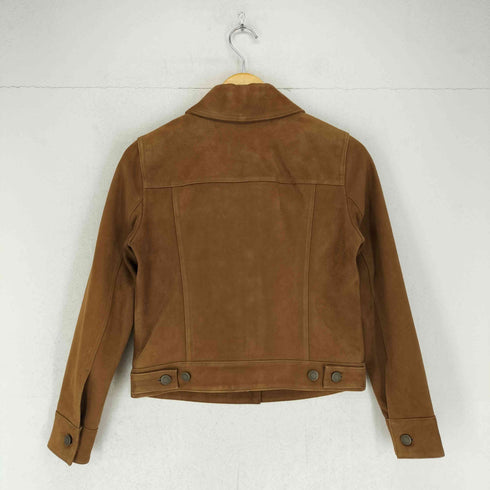 バナナリパブリック BANANA REPUBLIC goat leather ゴートレザートラッカージャケット レディース S