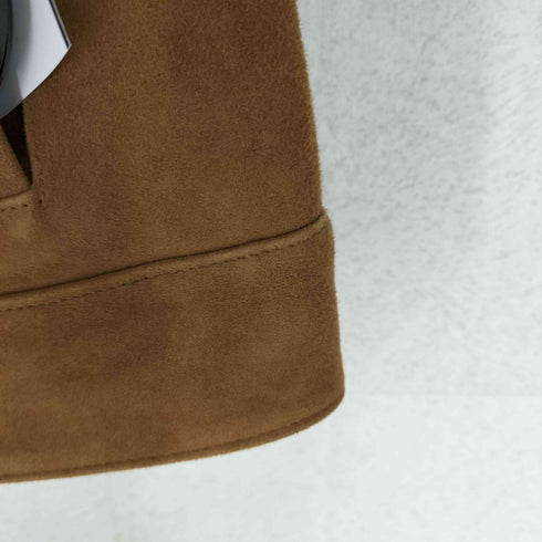 バナナリパブリック BANANA REPUBLIC goat leather ゴートレザートラッカージャケット レディース S