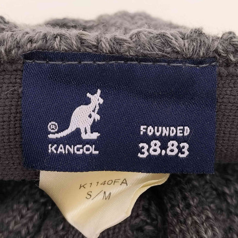 カンゴール KANGOL XO CABLE CAP ケーブル編み ハンチング キャップ メンズ S/M