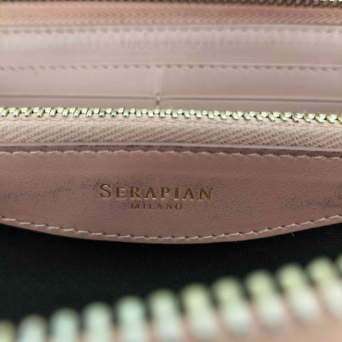 セラピアン SERAPIAN MOSAICO製 ナッパレザー 長財布 レディース