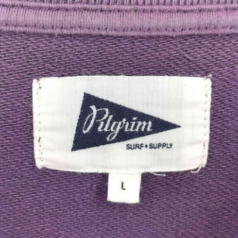 ピルグリムサーフプラスサプライ Pilgrim Surf+Supply Jaar Reinforced Crew エルボーパッチ クルーネックスウェット メンズ import:L