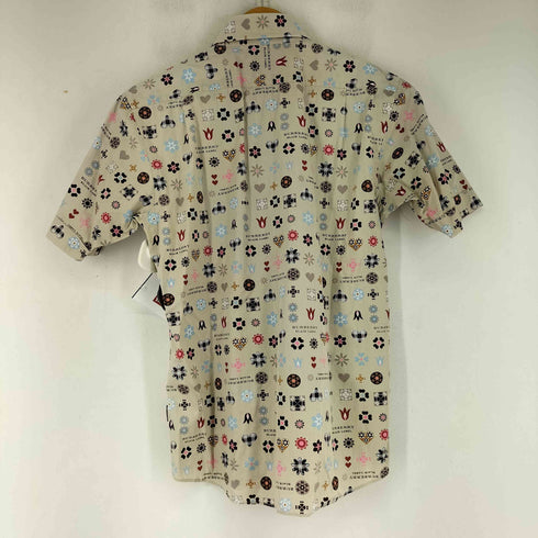バーバリーブラックレーベル BURBERRY BLACK LABEL 総柄 S/S シャツ メンズ JPN:1