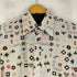 バーバリーブラックレーベル BURBERRY BLACK LABEL 総柄 S/S シャツ メンズ JPN:1