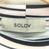 ソロヴ SOLOV ゼブラ柄 Tシャツ レディース FREE
