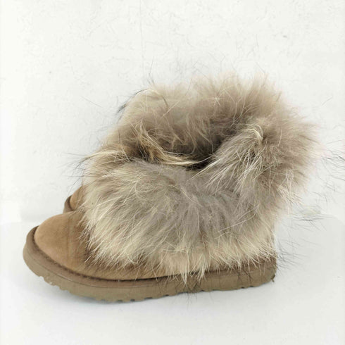 アグオーストラリア UGG Australia ファー付き ムートンブーツ レディース US:6.5