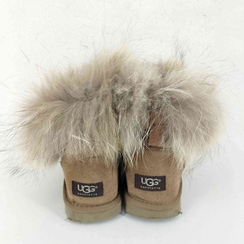 アグオーストラリア UGG Australia ファー付き ムートンブーツ レディース US:6.5