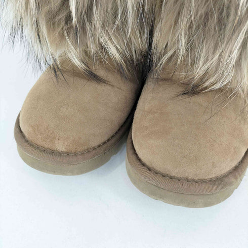 アグオーストラリア UGG Australia ファー付き ムートンブーツ レディース US:6.5