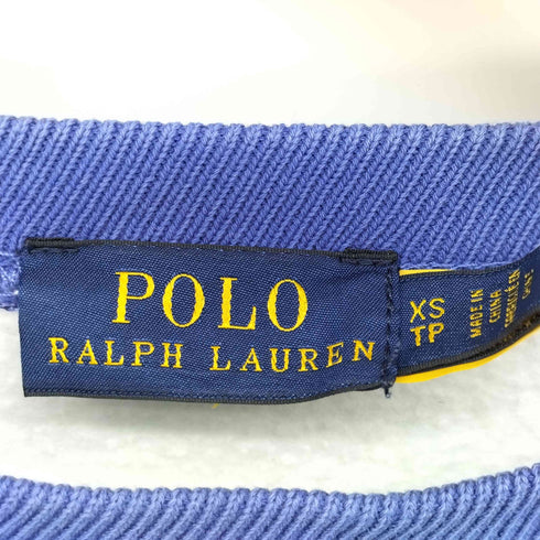 ポロラルフローレン POLO RALPH LAUREN ポニー刺繍 ボーダー 配色 クルーネックスウェット レディース import:XS