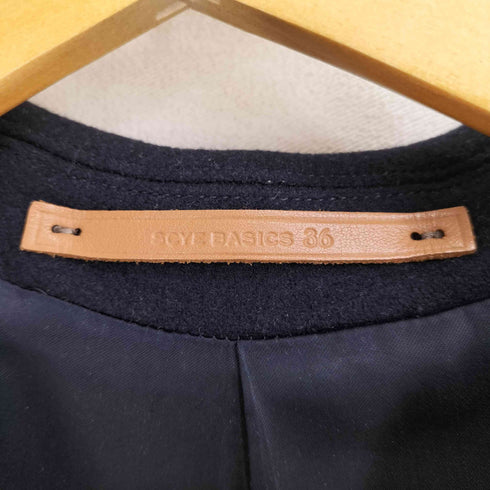サイベーシックス SCYE BASICS ウール混 カシミヤ チェスターコート レディース 36