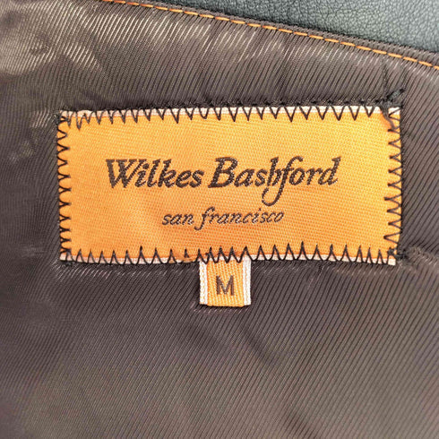 ウィルクスバシュフォード Wilkes Bashford シープレザー カーコート メンズ JPN:M