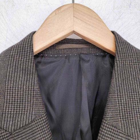 エイチアンドエム H&M regular fit グレンチェックテーラードジャケット メンズ EUR:54