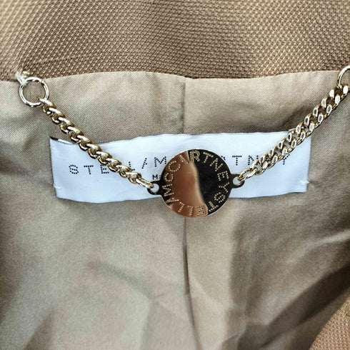 ステラマッカートニー STELLA McCARTNEY ノーカラー ショール ラベル 1B テーラードジャケット レディース 38