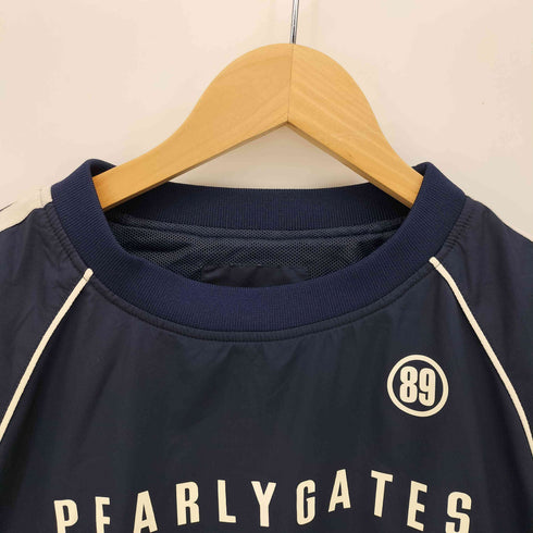 パーリーゲイツ PEARLY GATES 裏地メッシュロゴプリント ナンバリング プルオーバー レディース 1